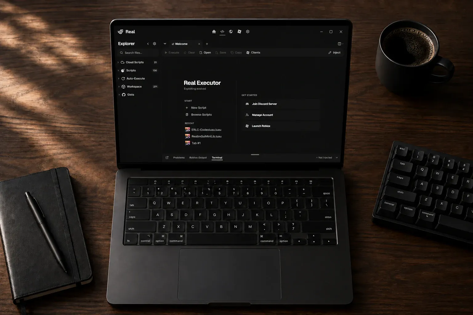 Workflow launch dan inject Real